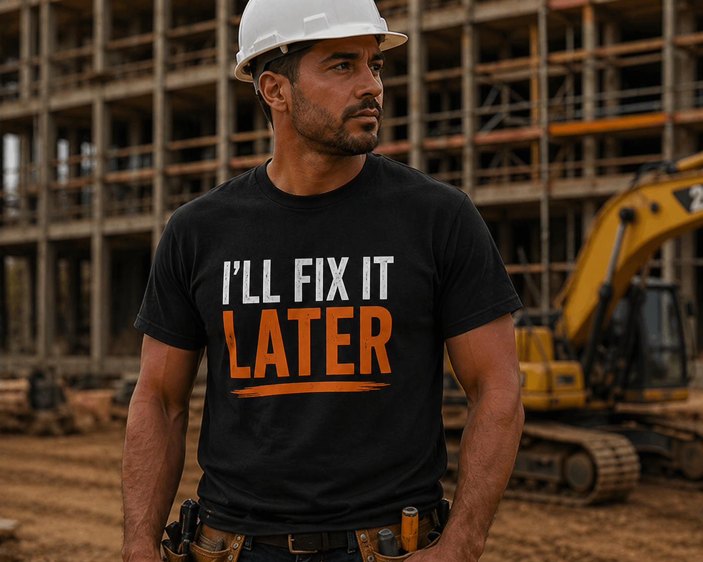 I’ll Fix It Later T-Shirt Funny Construction Work Tee