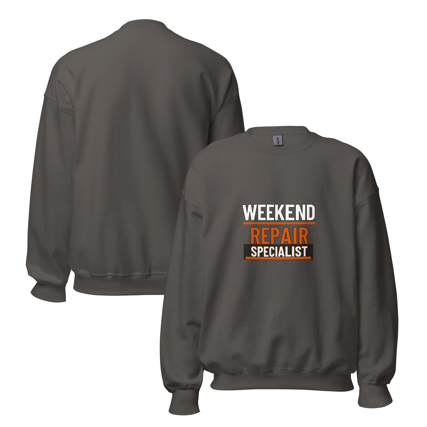 Weekend Repair Specialist Sweatshirt | Funny Blue Collar Apparel by Nailed it apparel
