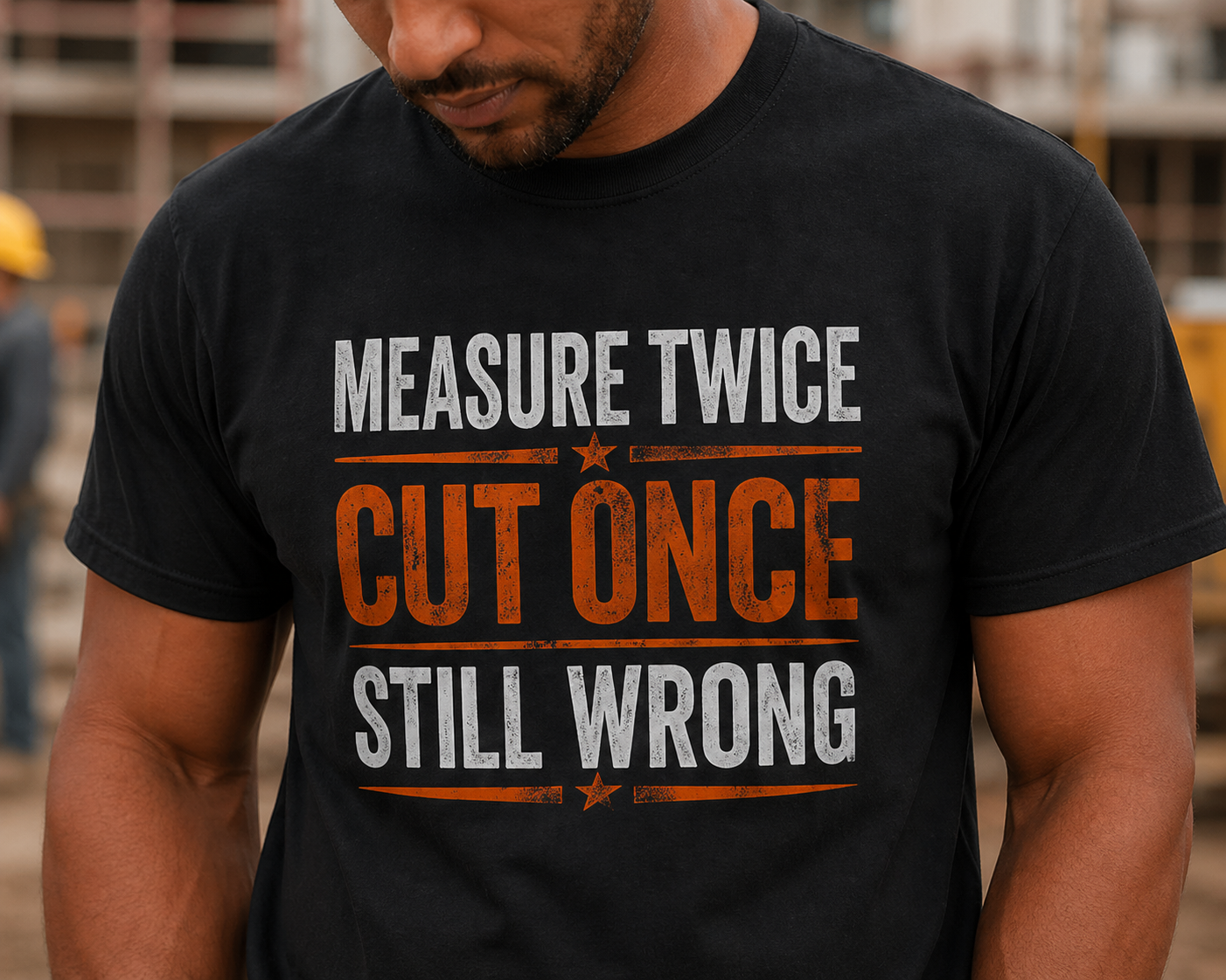 Measure Twice Cut Once Still Wrong T-shirt