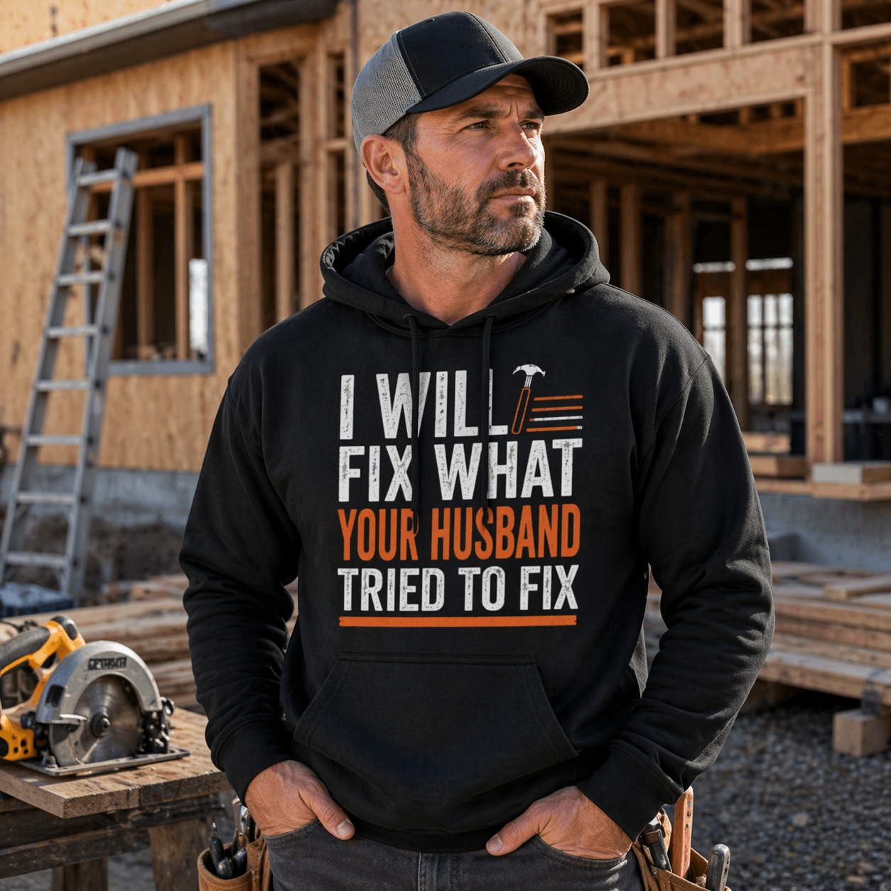 I Fix What Your Husband Tried Hoodies
