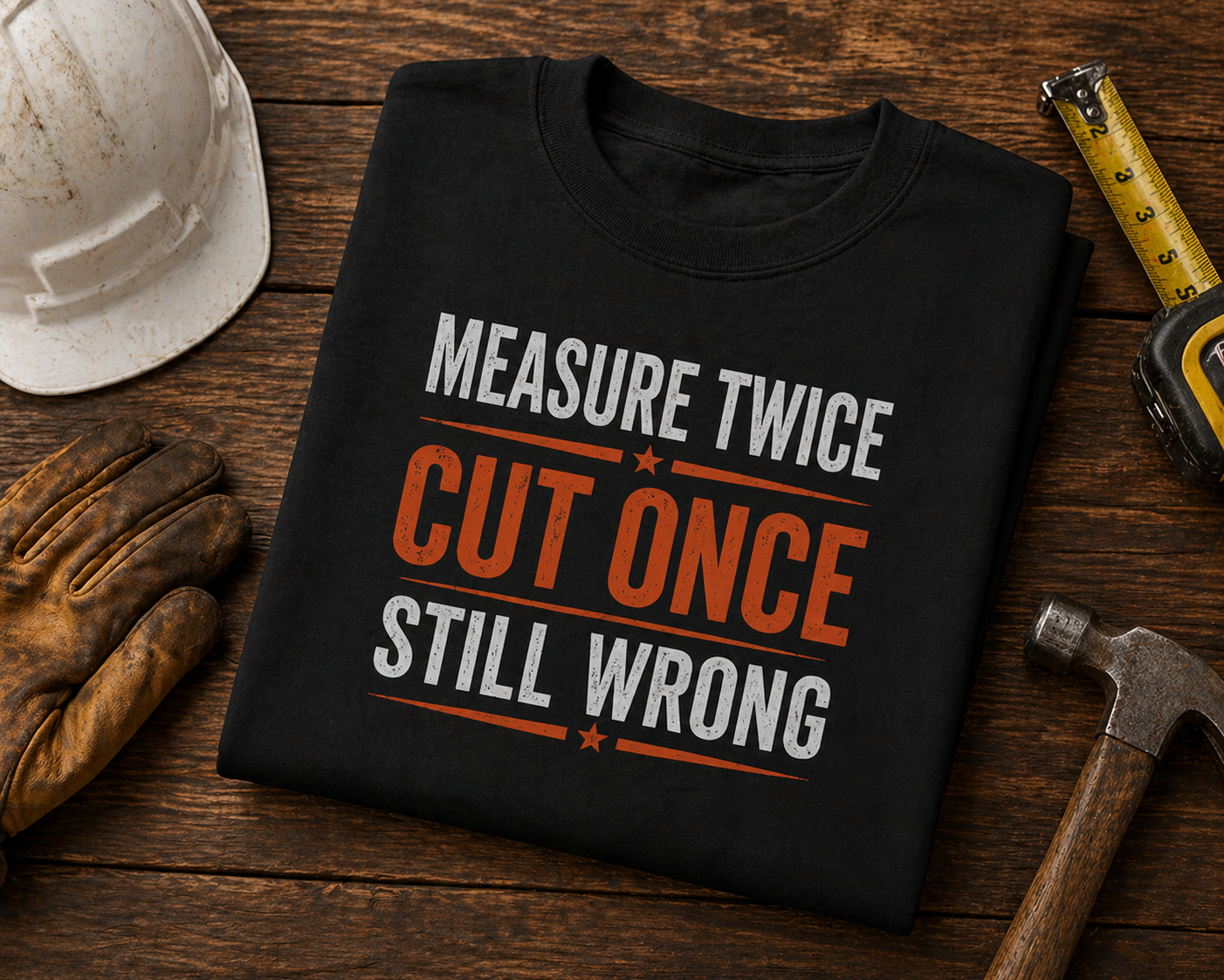Measure Twice Cut Once Still Wrong Sweatshirt