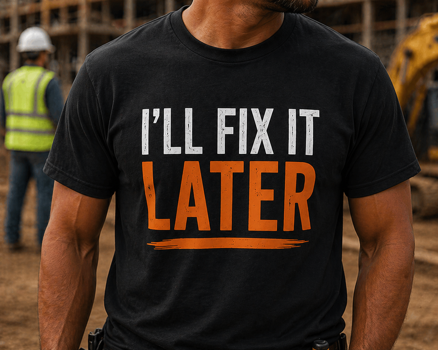 I’ll Fix It Later T-Shirt Funny Construction Work Tee