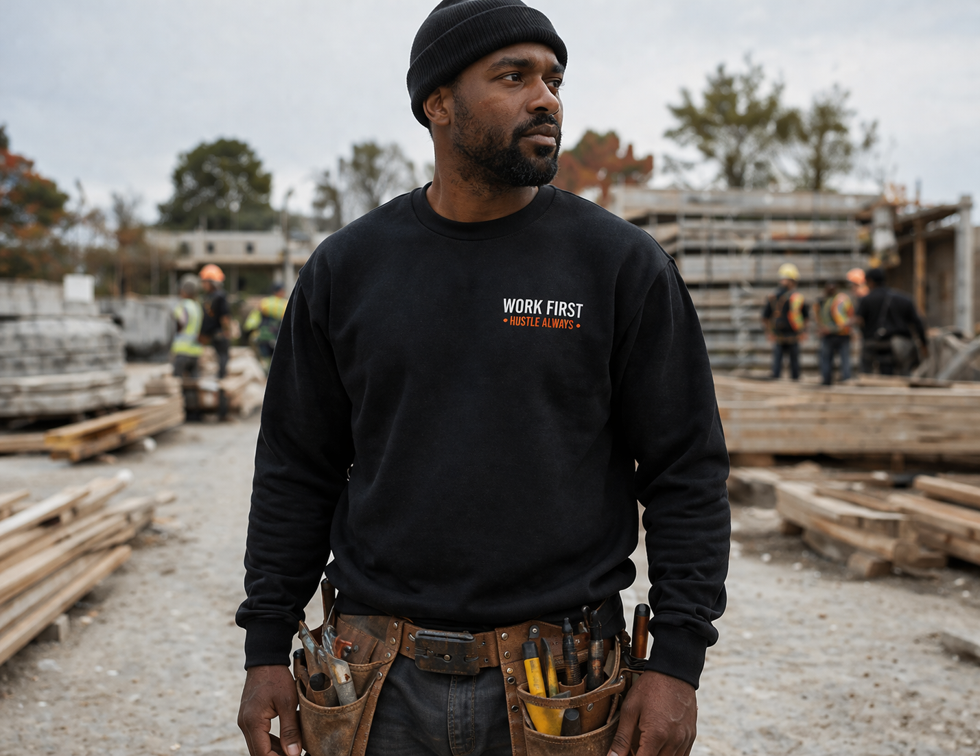 Paid By The Hour Not By The Hurry Sweatshirt Workwear Crewneck