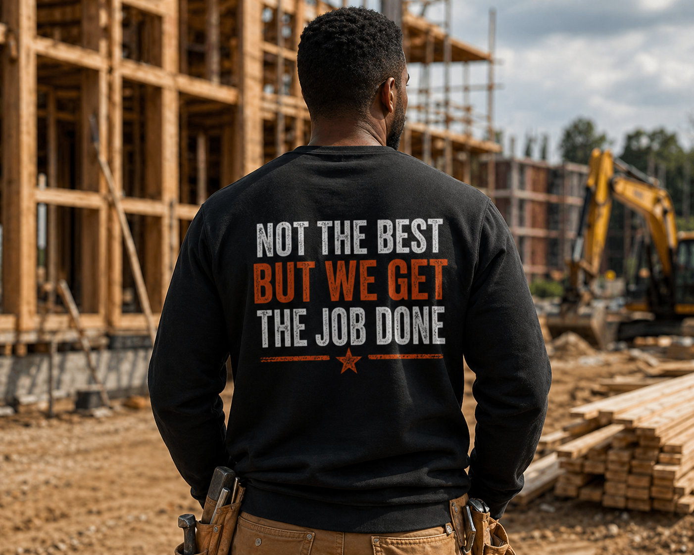 World’s Okayest Contractors sweatshirt