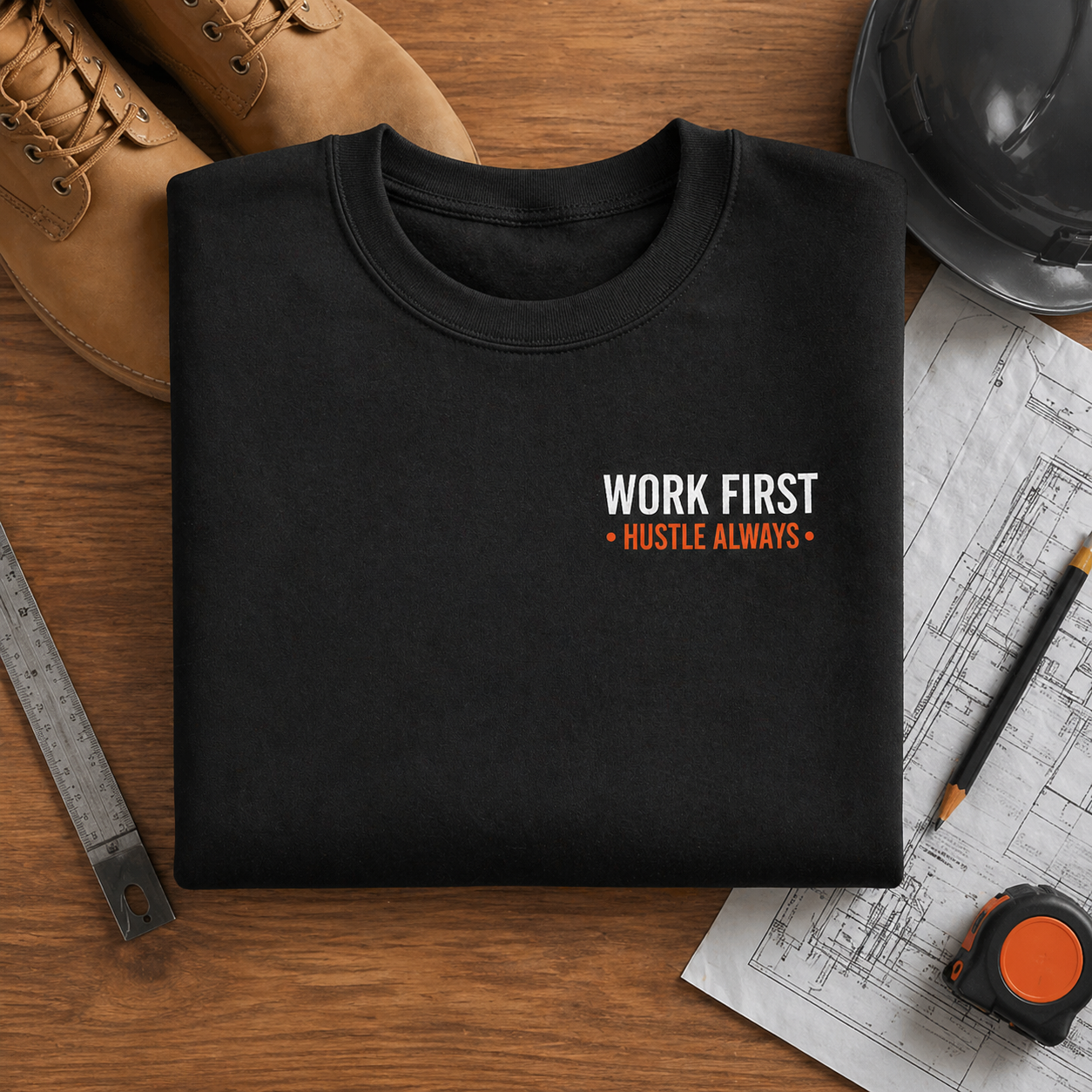 Paid By The Hour Not By The Hurry Sweatshirt Workwear Crewneck