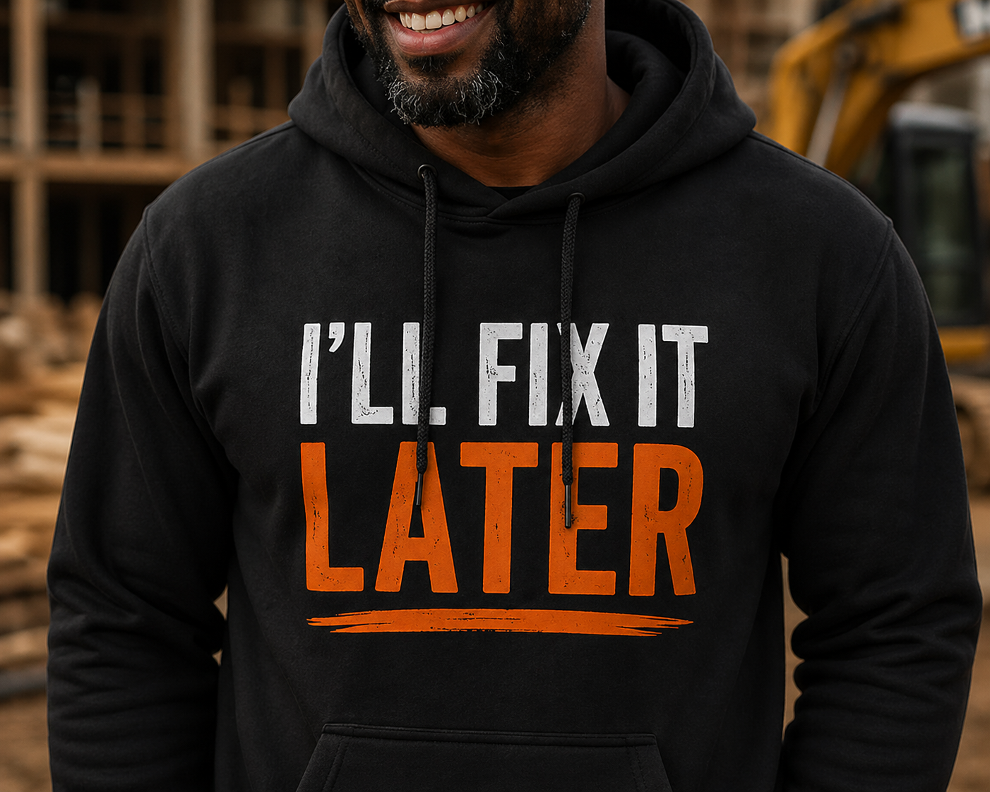 I’ll Fix It Later Hoodie Funny Workwear Construction Hoodie