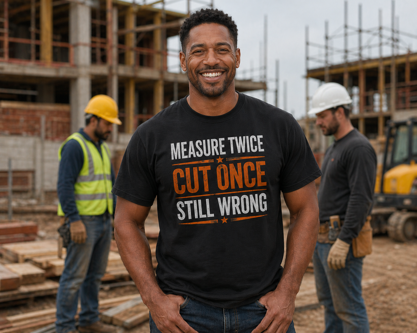 Measure Twice Cut Once Still Wrong T-shirt