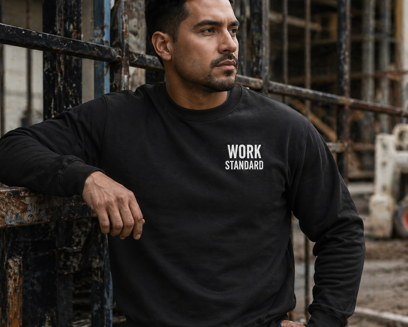 Work Standard Good Enough Sweatshirt Construction Workwear Crewneck