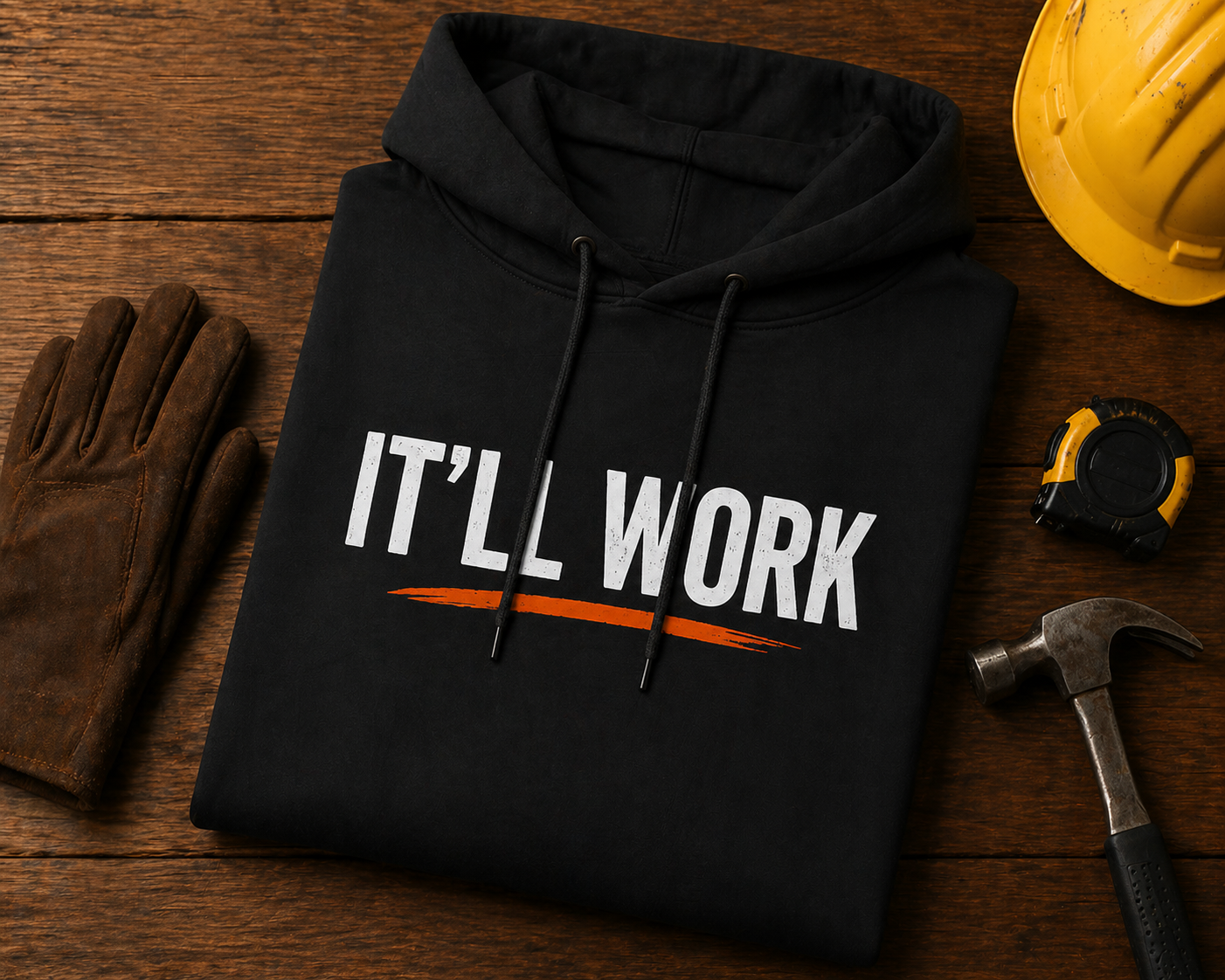 It’ll Work Hoodie Funny Construction Workwear Hoodie