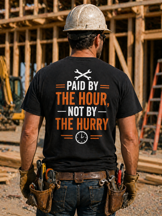 Paid By The Hour Not By The Hurry T-Shirt