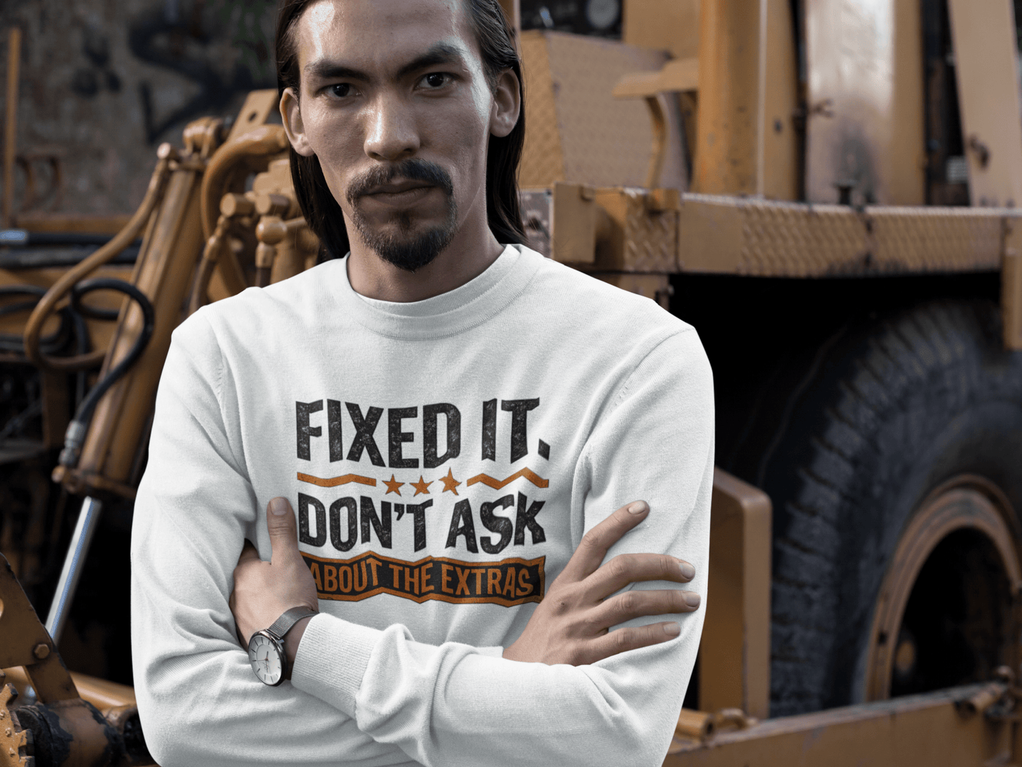 Contractor Life Sweatshirt | Funny Blue Collar Apparel by Nailed it apparel