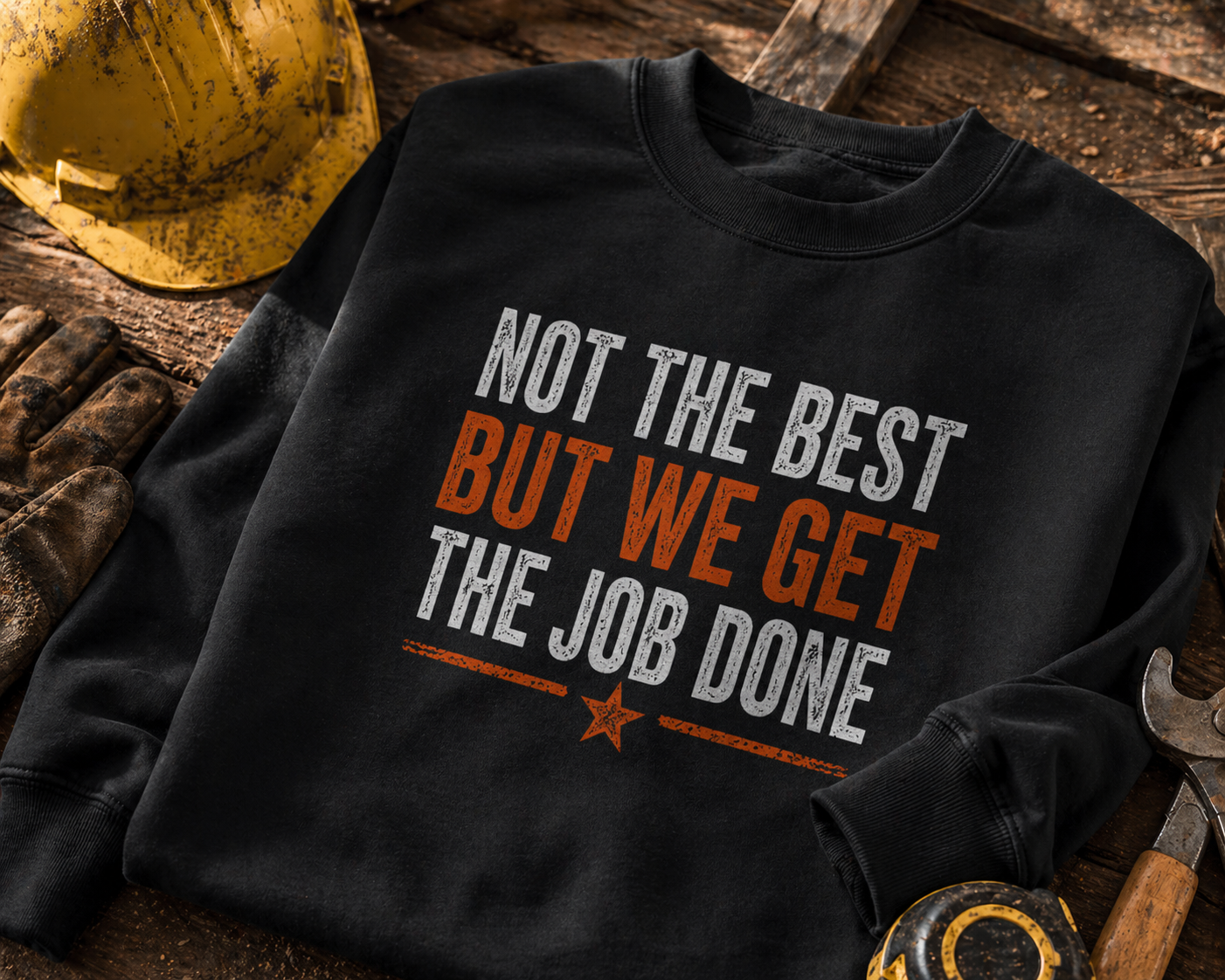 World’s Okayest Contractors sweatshirt