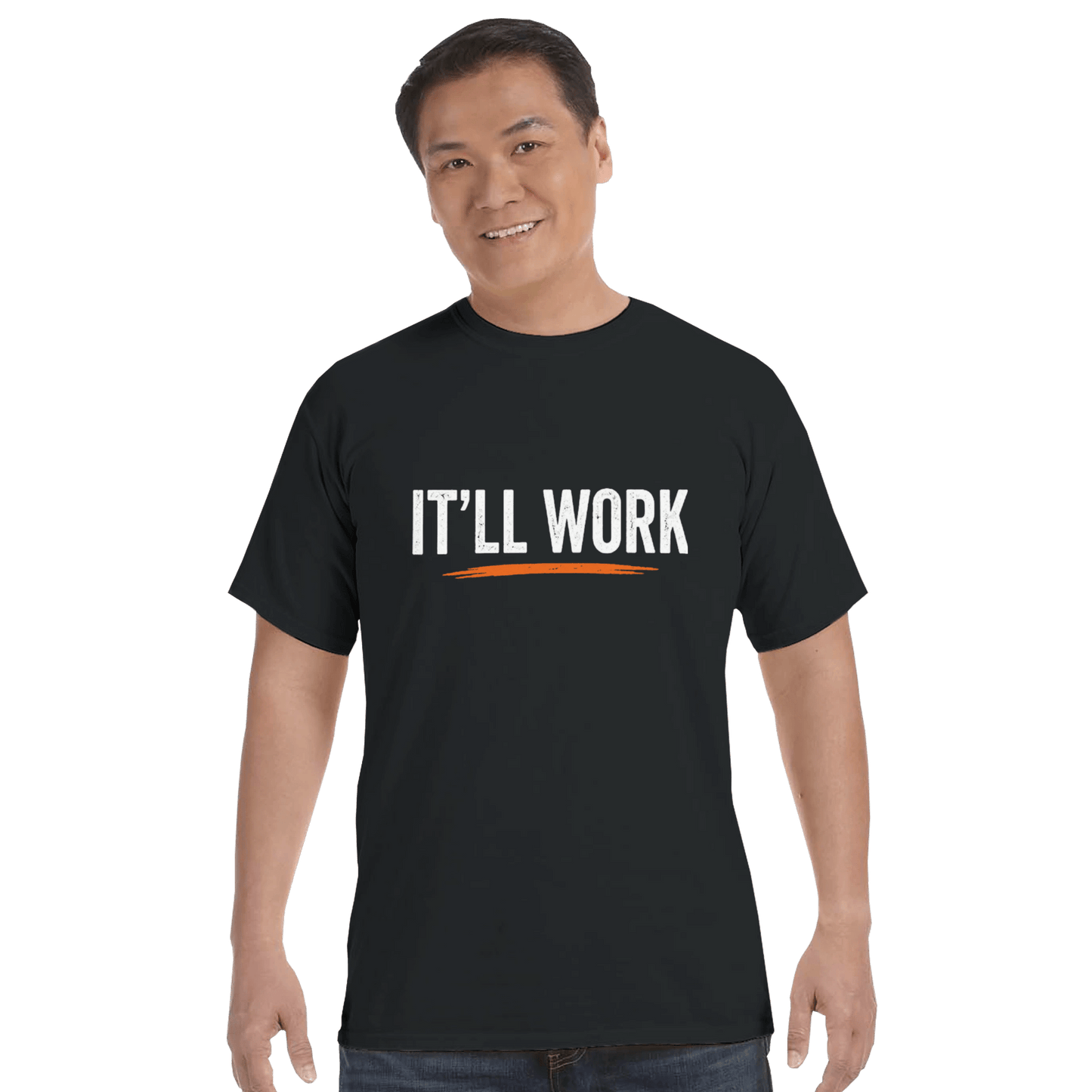 Work Standard Good Enough T-Shirt Funny Construction Workwear Tee Print Material | Funny Blue Collar Apparel by Nailed it apparel