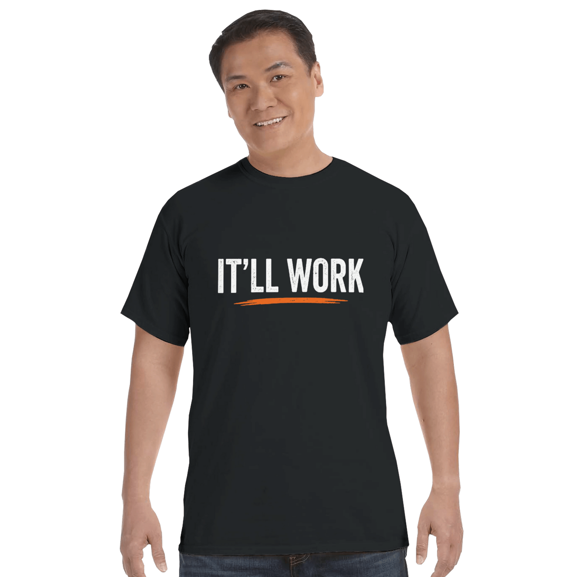 Work Standard Good Enough T-Shirt Funny Construction Workwear Tee Print Material | Funny Blue Collar Apparel by Nailed it apparel