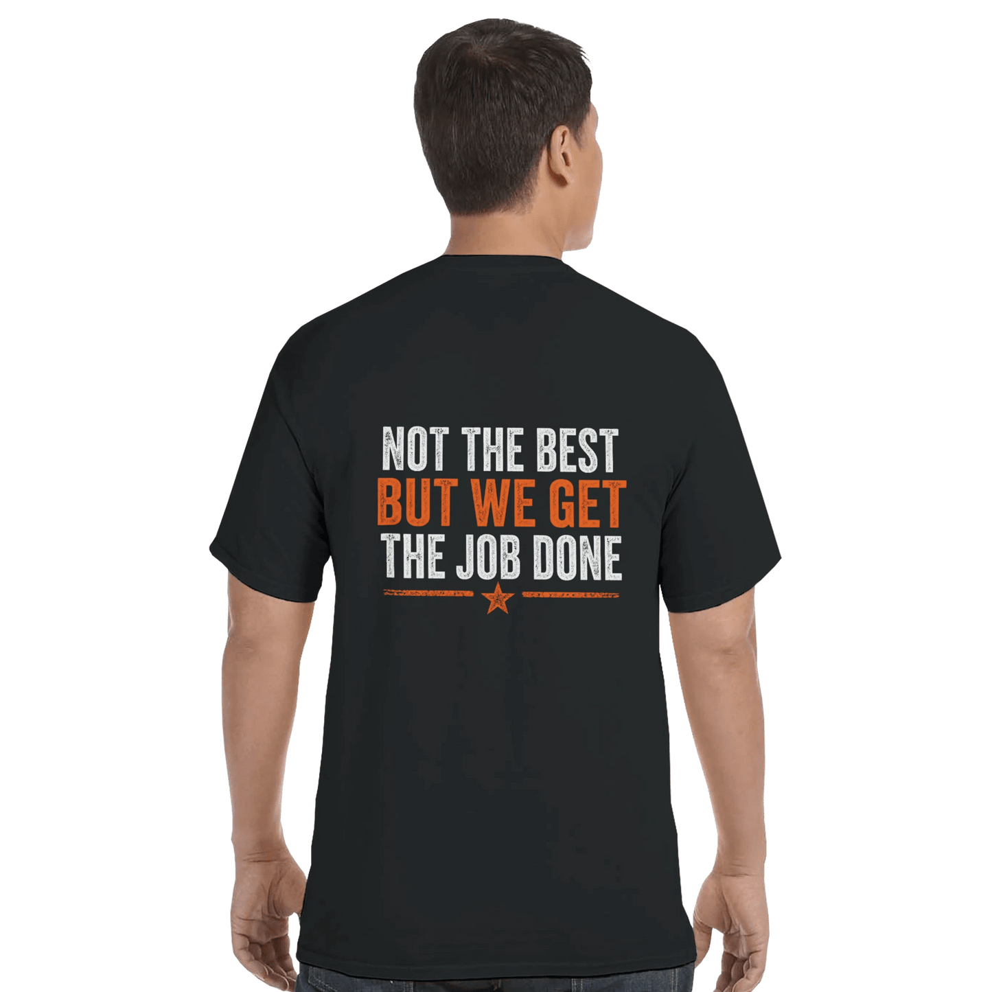 World’s Okayest Contractors T-Shirt Print Material | Funny Blue Collar Apparel by Nailed it apparel